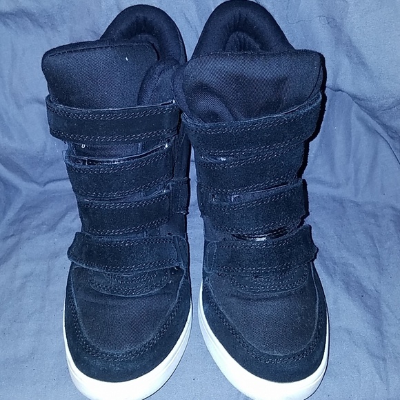 black and white sneaker heels